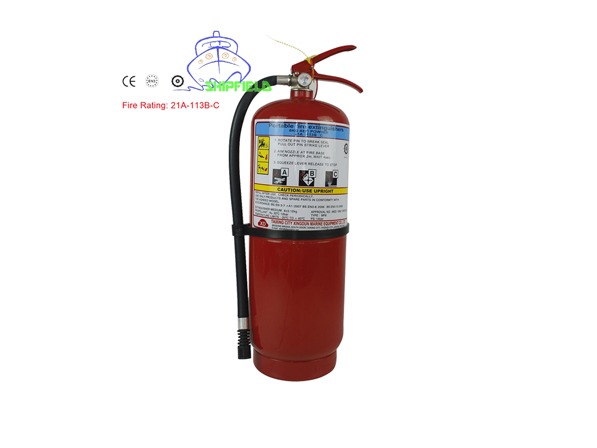 Portable Powder Fire Extinguisher MF-6