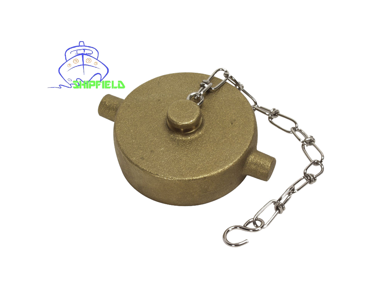 US Fire Hydrant blank cap w. chain  US-8